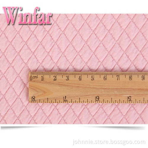Spandex Quilted Jacquard Sweater Knit Fabric